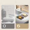 Glacier Patterned Soap Box Draining Bathroom Soap Box Student Dormitory Countertop Non Perforated Soap Holder