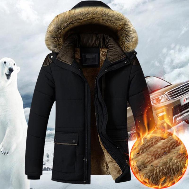 Новая зимняя модная мужская флисовая куртка с капюшоном, флисовая теплая и холодостойкая мужская стеганая куртка