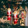 Christmas Santa Claus Hanging Decoration with Light Sound Cartoon Santa Claus Snowman