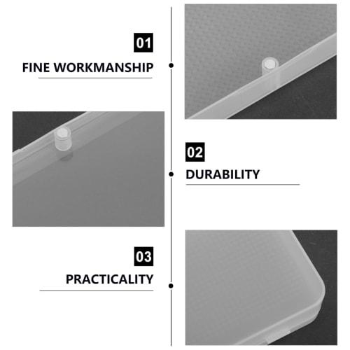 Органайзер/коробка для хранения пластиковых игральных карт CORHAD из 6 частей с крышкой, держатель для колоды/покера, прозрачная коробка для хранения