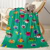 Number Blocks Adventure Flannel Blanket-Soft and Suitable for Sofas,Beds,Offices,Travel,All Seasons,Great Gift for Holidays and Birthdays.