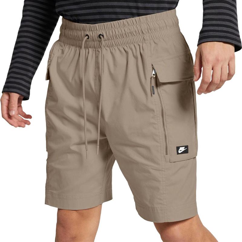 Nike Спортивная одежда Шорты с карманами Мужские штаны цвета хаки AR2374-247