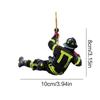 2Pcs Fire Peripheral Firefighter Pendant Hanging Christmas Tree Decoration  Christmas