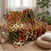 Leopard and Floral Elegance 7 Theme blanket Lightweight Warm Flannel Blanket Decorative Throw Blanket for Home Decoration