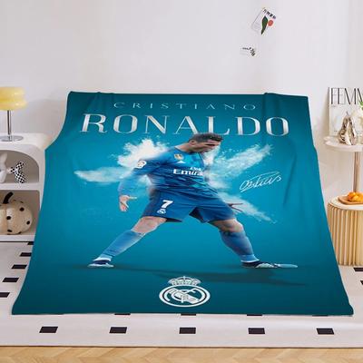 Диванные пледы для зимы A-Cristiano Ronaldo Микрофибра Постельное белье Кинг-сайз Теплый Плед для кровати Флис Кемпинг Дом Дневной сон Пушистые Мягкие Пледы