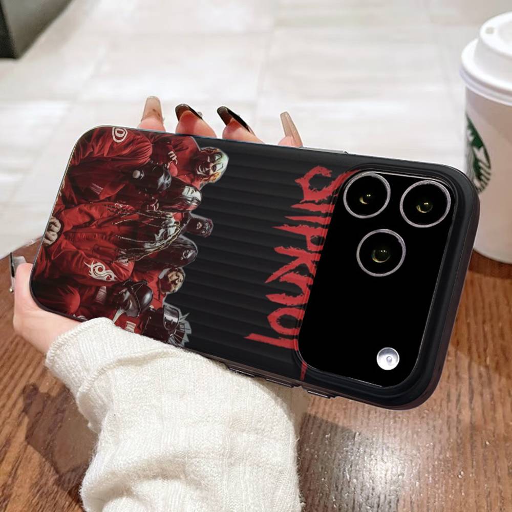 Чехол для телефона Slipknot Band For Phone 17 16 15 14 13 12 11 Pro Max Plus Pro Air, задняя крышка с гофрированной полосой