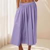Женская повседневная юбка Легкая элегантная А-силуэта с высокой талией Летняя пляжная юбка для отпуска