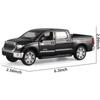 1/32 Масштаб Toyota Tundra Пикапы Литые автомобили Модель игрушки, игрушка из цинкового сплава со звуком и светом, откат, подарки на день рождения для детей
