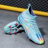 2024 Men's Soccer Shoes Large Size Ultralight Football Boots Boys Sneakers Non-Slip AG/TF Soccer Cleats Ankle Boots Unisex