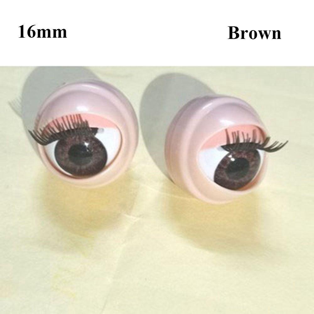 Кукольные глазные чипы Кукольные вращающиеся глазные яблоки DIY Кукольные глаза Моделирование активного глазного яблока с ресницами