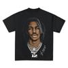 JA MORANT Винтажная объемная футболка оверсайз стритвир y2k