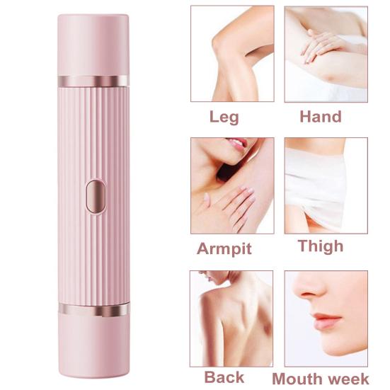 Women Electric Shaver USB Rechargeable Waterproof Portable Travel Face Body Bikini Area Arm Leg Hair Removal Razor Epilator Trimmer