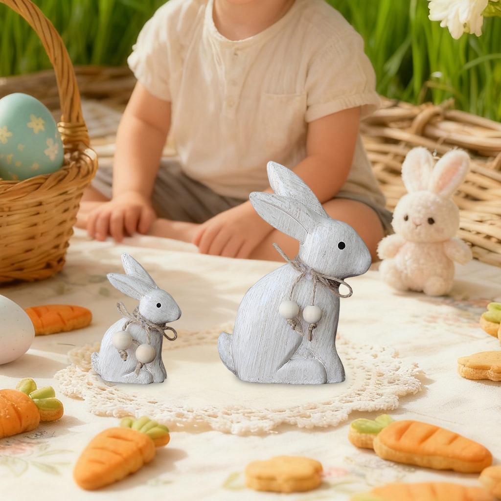 Пасхальная деревянная фигурка, Домашний декор, Детская комната, Креативный настольный, Витрина, Украшение для фотографии.