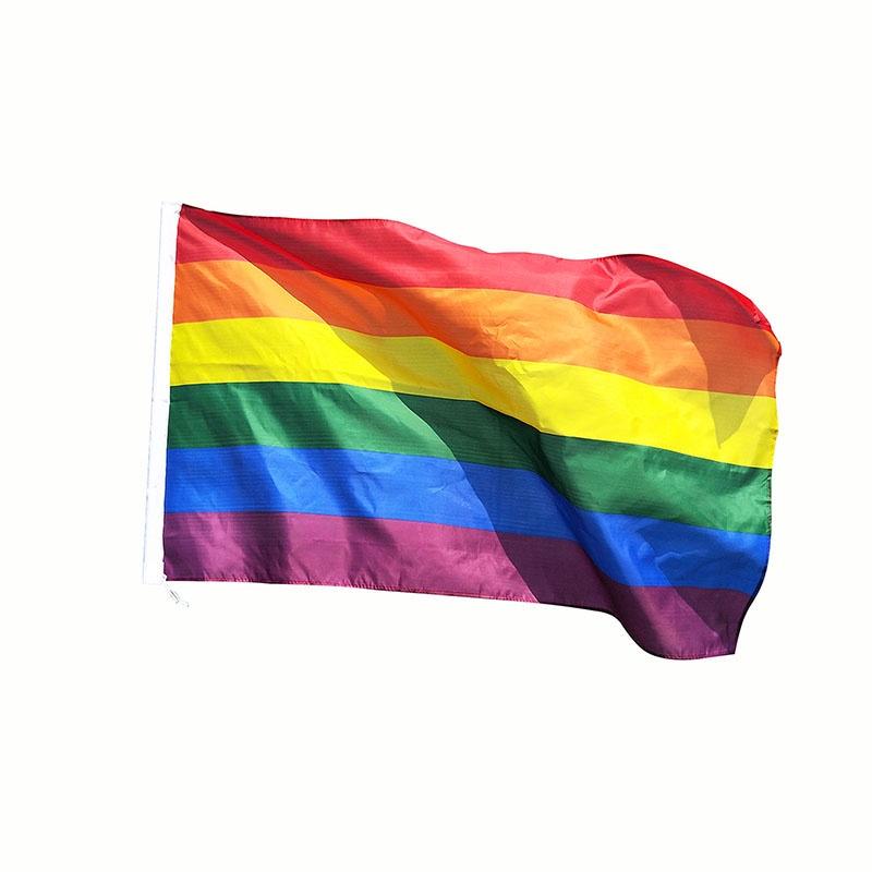 Vibrant Rainbow Lgbt Flag 5ft X 3ft Ideal For Festivals And Parades With Metal Eyelets