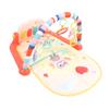 Детский игровой коврик с подсветкой и музыкой, работающий от батареек, музыкальная обучающая игрушка, подвесные игрушки, время на животике