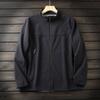 Orders Are Available in Large Sizes. Men's Autumn and Winter Windproof and Waterproof Fleece Stand-Up Collar Soft Shell Jacket Men's Jacket