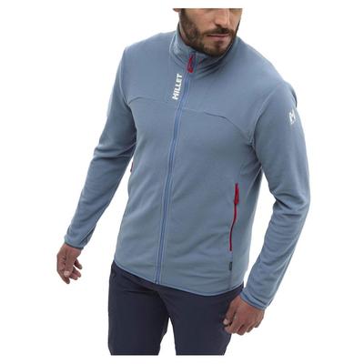 Мужская флисовая куртка для альпинизма Millet Ubic Light Grid MIV10448, цвет Coronet Blue, размер L (Новый логотип)