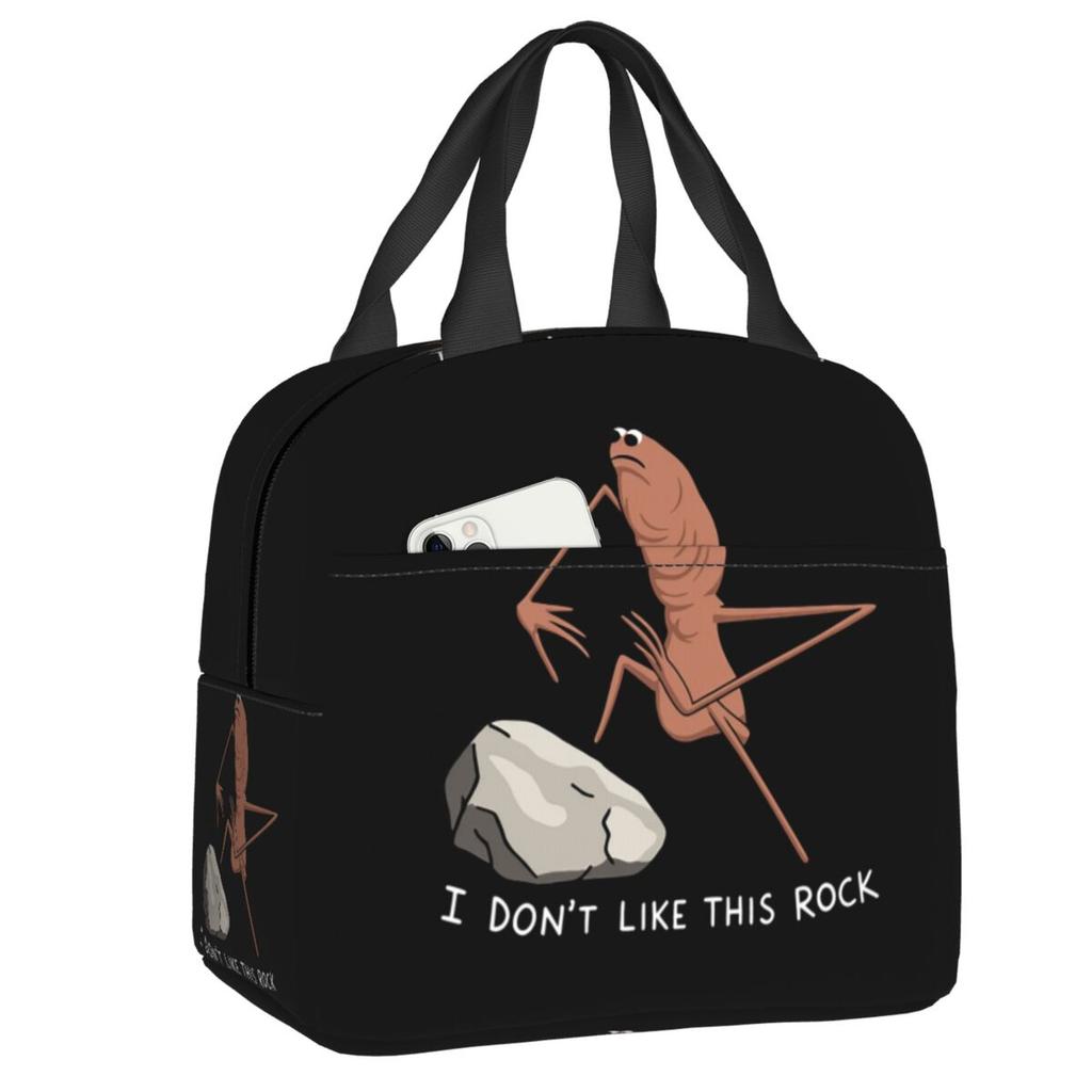 Custom Marcus The Worm Robert Help Thermal Insulated Lunch Bag Women Portable Lunch Container for Travel Multifunction Food Box