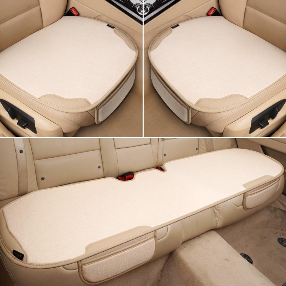Однотонный чехол для автомобильного сиденья, износостойкий защитный коврик, защитные чехлы для автомобильных кресел, универсальная посадка
