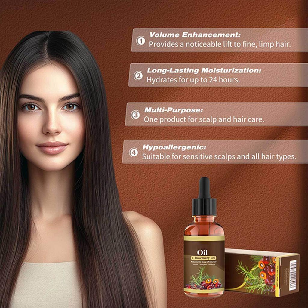 Hair Oil With For Hair Growth Oil Reduces Hair Loss & Detoxifies Your Scalp (30ml)