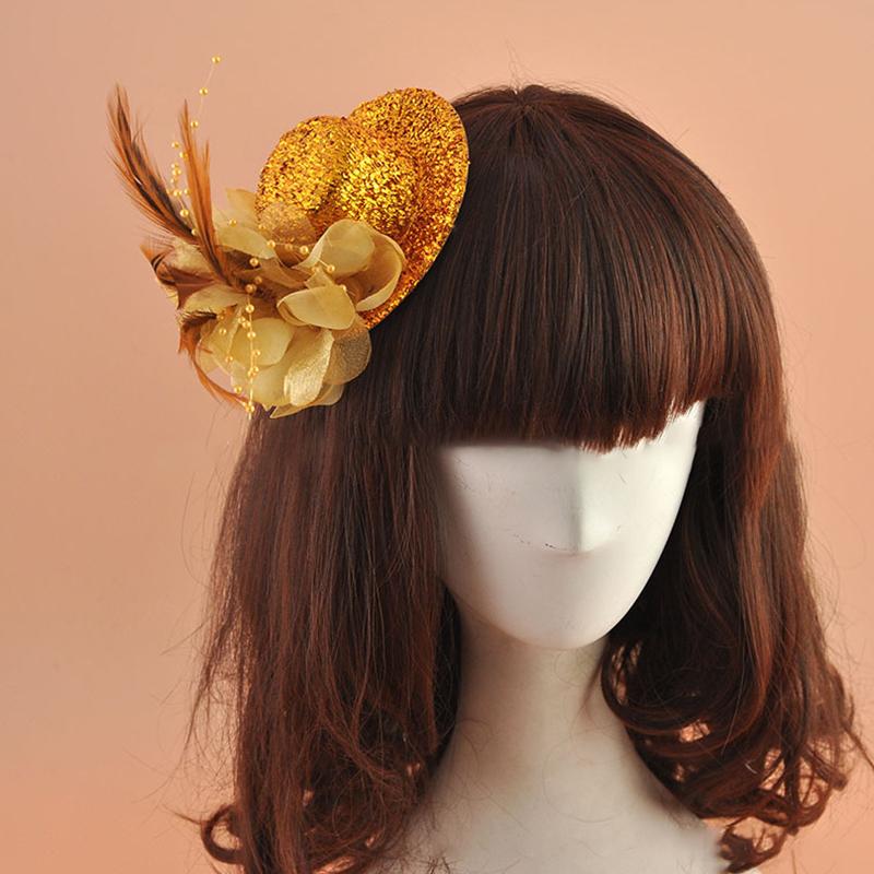 1 шт. Заколки для волос Перо Женские аксессуары для волос Фасинатор Головной убор Декор из жемчуга