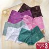 3Pcs/Set Sexy Mesh Boyshort Lace Briefs for Women Low Rise Hollow Out Underwear Ladies Intimates Lingerie Girls