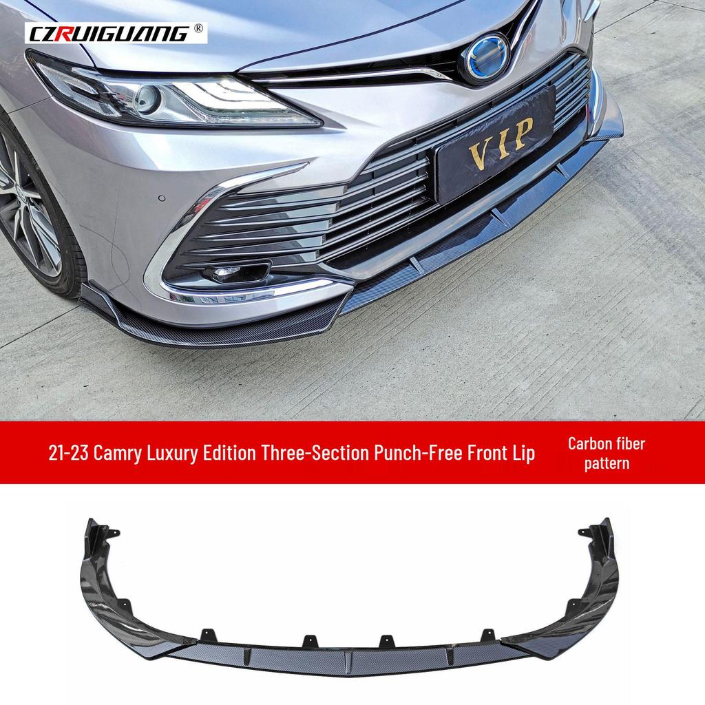 21-23 Toyota Camry Body Kit: Front Lip, Rear Corners, Top Spoiler, Side Skirts