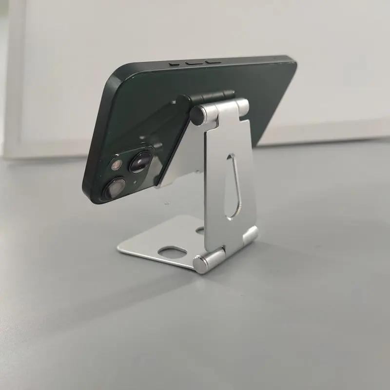 Настольный держатель для мобильного телефона, подставка, док-станция, держатель для телефона и планшета, алюминиевая регулируемая настольная подставка