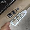 Для BMW 7 серии F01 F02 G11 G12 ABS серебро/углеродное волокно автомобильный переключатель подъема окна кнопка рамка крышка отделка наклейки автомобильные аксессуары
