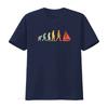 Sailing Evolution T Shirt for Men Funny Dad Lover Print Cool Design vintage Washed Versatile Casual Stretched homme Stylish