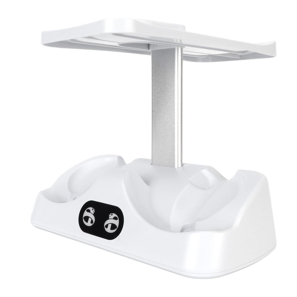 Controller Charging Dock for PS5 VR2 for PSVR 2 with VR Headset Stand LED Indicator 2 Magnetic Clasp