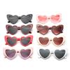 Heart-Shaped Sunglasses Vintage Sunglasses UV400 Protection Clout Goggle Love Heart Sunglasses Retro Eyewear Women's Accessories