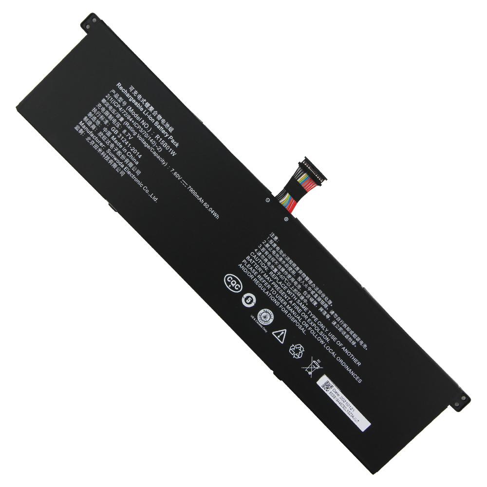 Сменная батарея для ноутбука R15B01W R15B02W для Xiaomi Pro i5 TM1707 TM1701 171501-AQ 15,6-дюймовая серия перезаряжаемая батарея