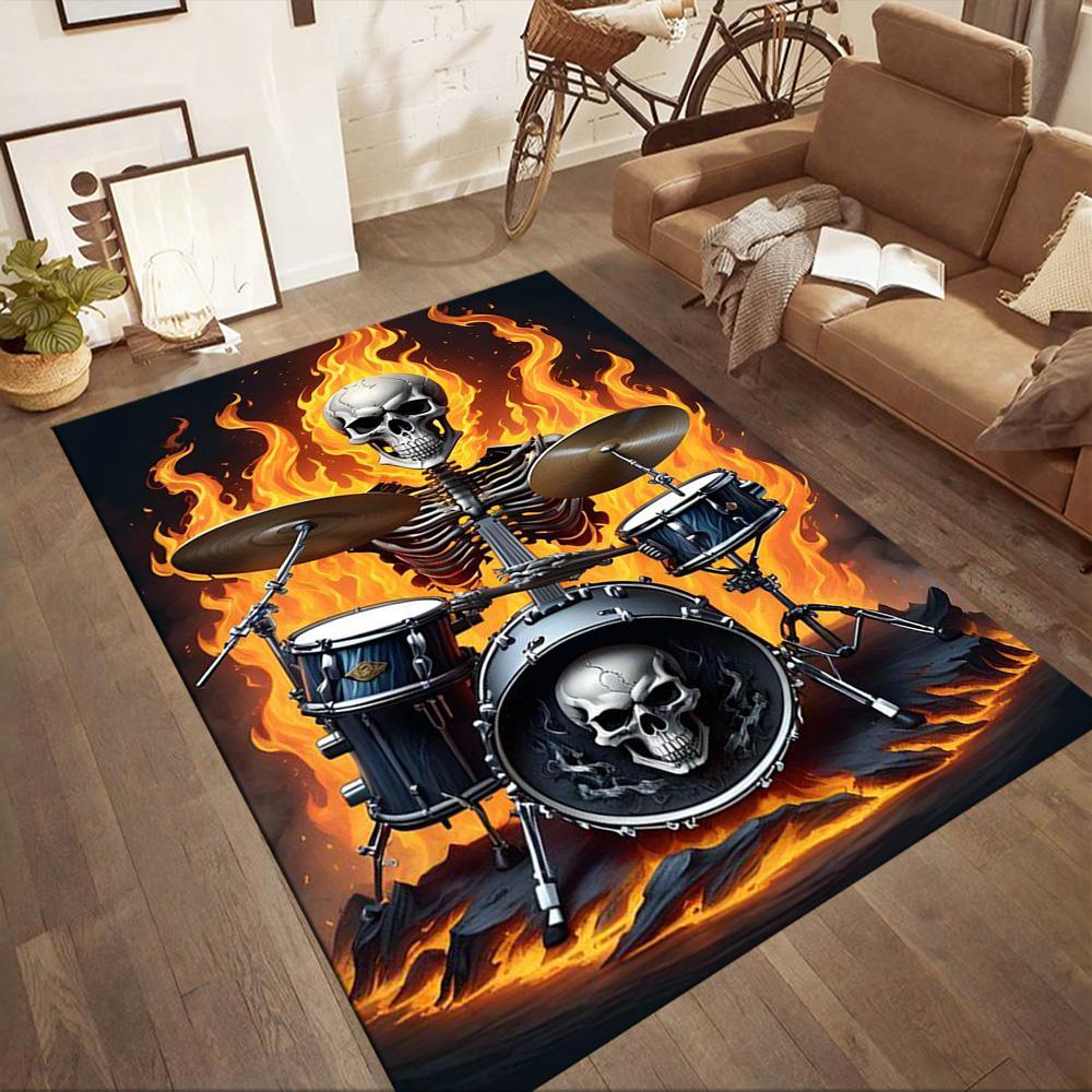 Satanic Symbolism Artwork Floor Mats for Living Room, Bedroom and Room Decoration Are Suitable for Gifts.
