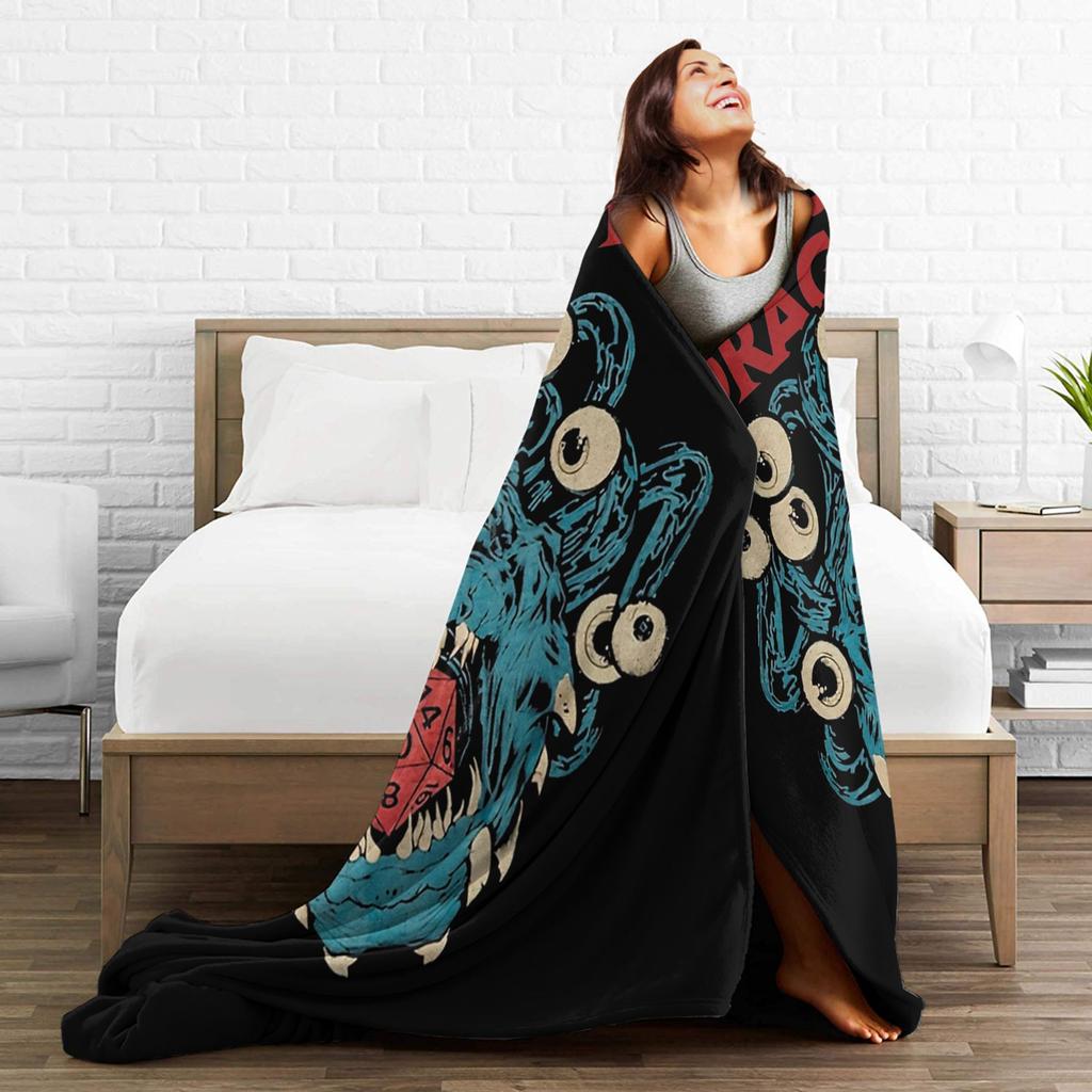 Dungeons Dragons DnD Одеяла Флис Зима Дышащее Супер Теплое Плед для Дома Улицы Плюшевое Тонкое Одеяло