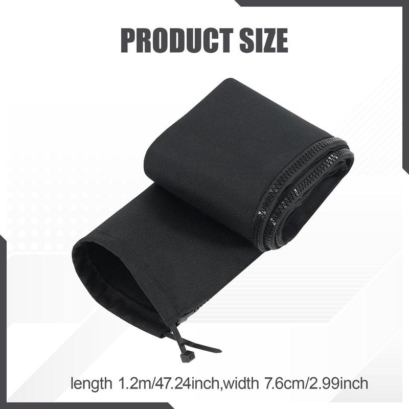 Boat Zippered Rigging Sleeve Lightweight Practical Easy to Use Convenient Easy to Install Trolling Motor Cable Organizer Sleeve