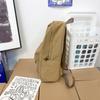 Durable Canvas Backpack, Large Capacity Backpack, Suitable For Middle School High School And College Students