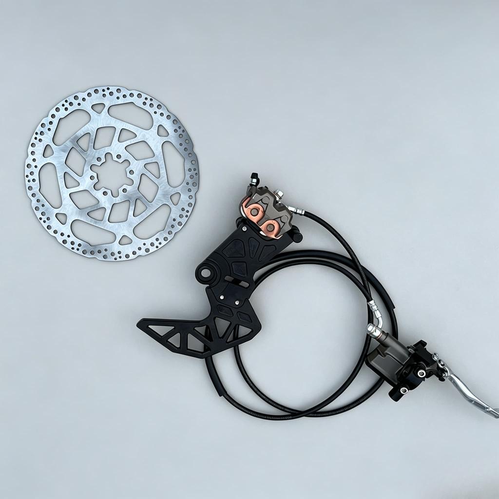 Hydraulic Front Rear Brake Assembly Kit With Caliper Disc Rotor Fit for Surron Ultra Bee Light Bee X Electric Motorcycle