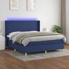 VidaXL Slat Bed Base with Mattress and LED, Upholstered Bed, Double Bed, Adult Bedroom Interior Bed, 3138739