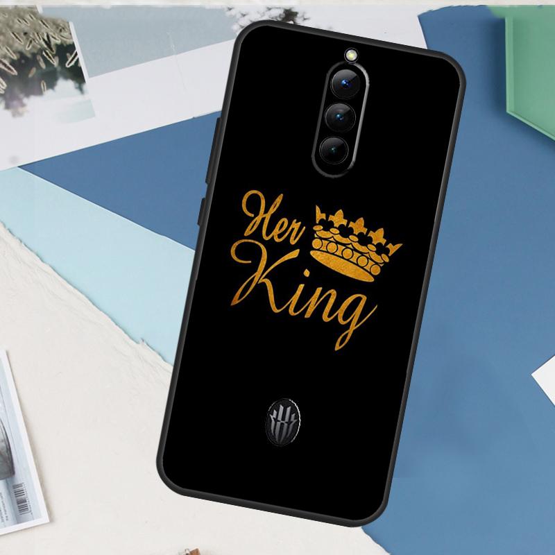 King Queen Couple Lovers Case For ZTE Nubia Red Magic 10S 11 10 9 8 8S 9S Pro Plus 6 7 6S 7S Pro 5G 6R 10 Air Cover