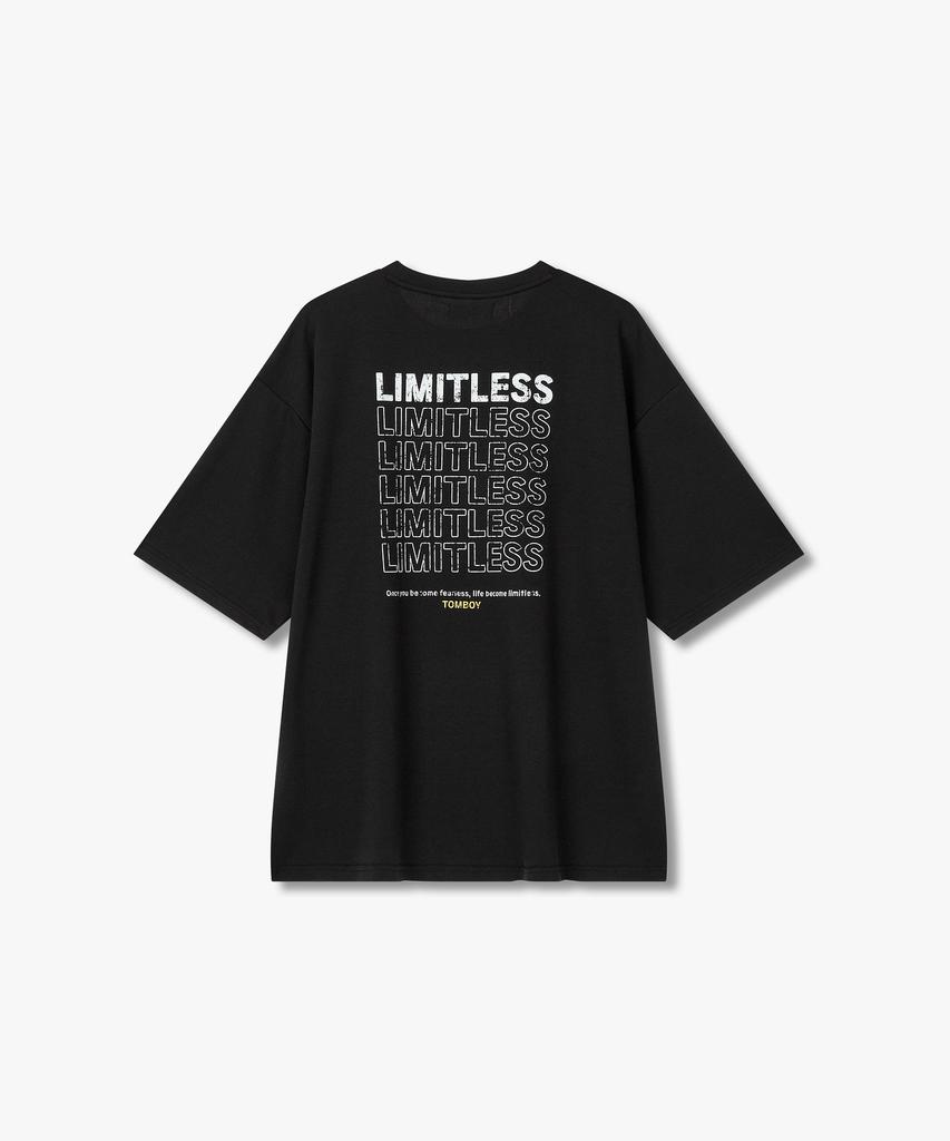 STUDIO TOMBOY Litmitless Реверсивная футболка с принтом_Черный 9176222987