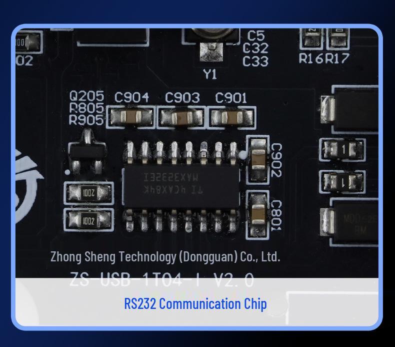 Промышленный USB-преобразователь в RS485/422/TTL/232 с четырехвходовым опторазвязыванием и защитой от молнии