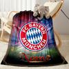 Bayern Munich Stadium Night Personalized Name Blanket Throw Customizable Blanket Warmthful Decor for Nap Couch Livingroom Chair Four Seasons Universal