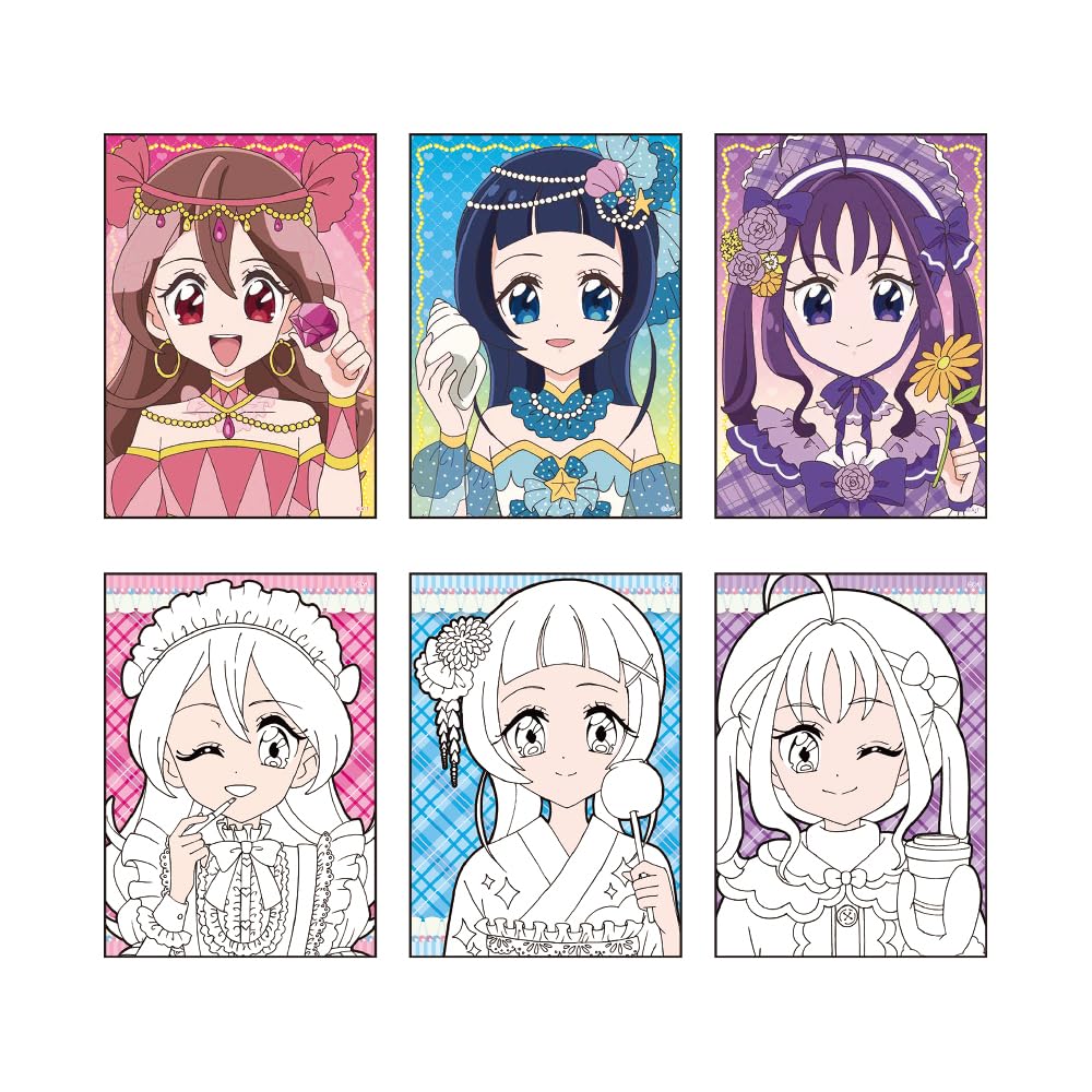 Sunstar Канцелярские принадлежности Набор для раскрашивания макияжа Kimi to Idol Precure 4764360A