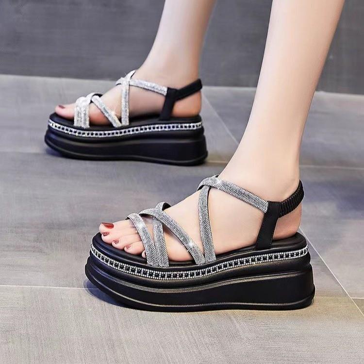 Fashion Casual Lightweight Platform Roman Sandals