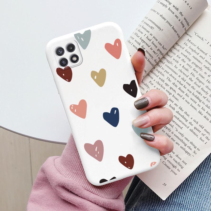 Soft Case For Samsung Galaxy A22 A22S 5G Phone Cover Cute Flowers Butterfly Fundas TPU Coque For Samsung A22 A 22S Bumper Cases