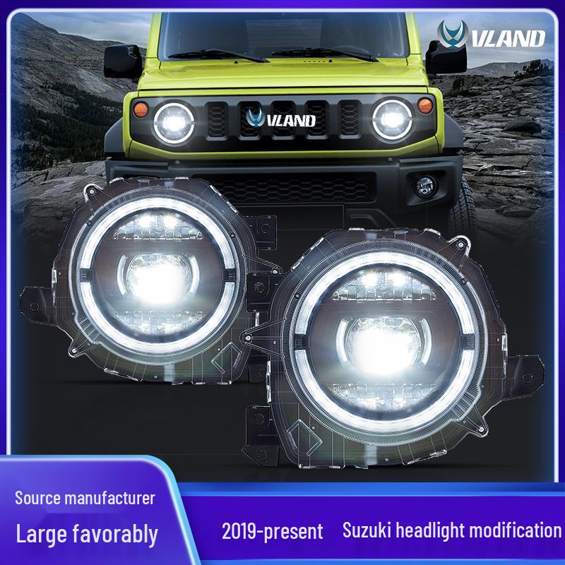 Светодиодная фара в сборе и дневные ходовые огни для модификации Jimny 2018+