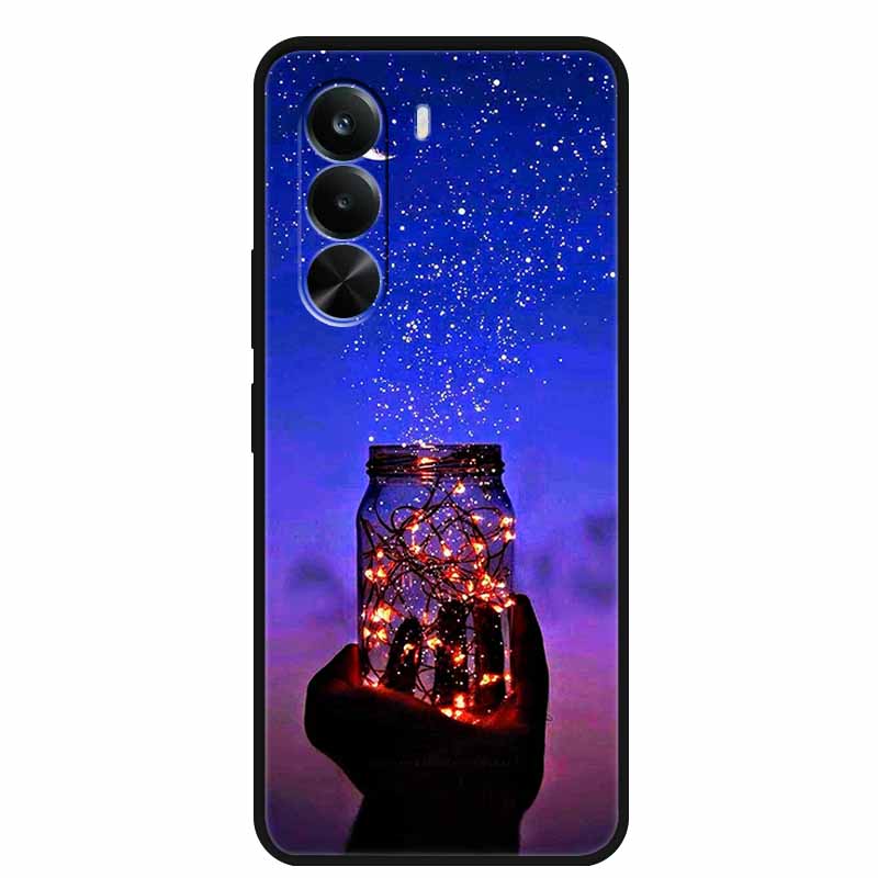 Чехол для Realme P4x P4 x 5G Global Мягкий Силиконовый Защитный TPU Чехол для Телефона для Realme P4x 5G Роскошный Мультяшный Новый Задний Чехол Coque