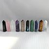6070mm Natural Quartz Crystal Point Healing Obelisk Hexagonal Wand Decor Reiki