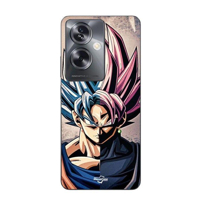 Coque de téléphone - MANIACASE - Oppo A79 5G - Silicone TPU - Dragon Ball Z - Goku SSJ